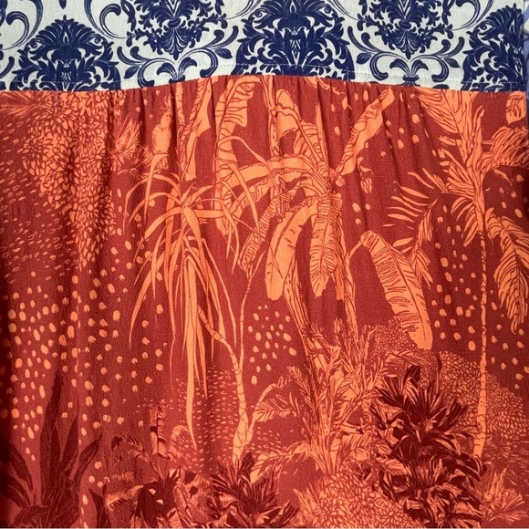 Soft Surroundings Hermosa Chic ColorBlock Floral Sophisticated Tunic Blouse XS - Picture 9 of 14